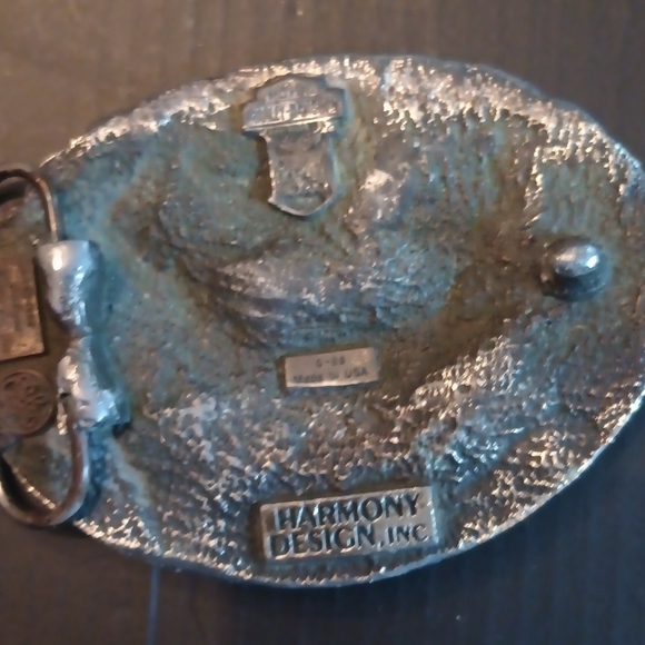 Harley-Davidson eagle belt buckle, Harmony design, vintage - Picture 4 of 4